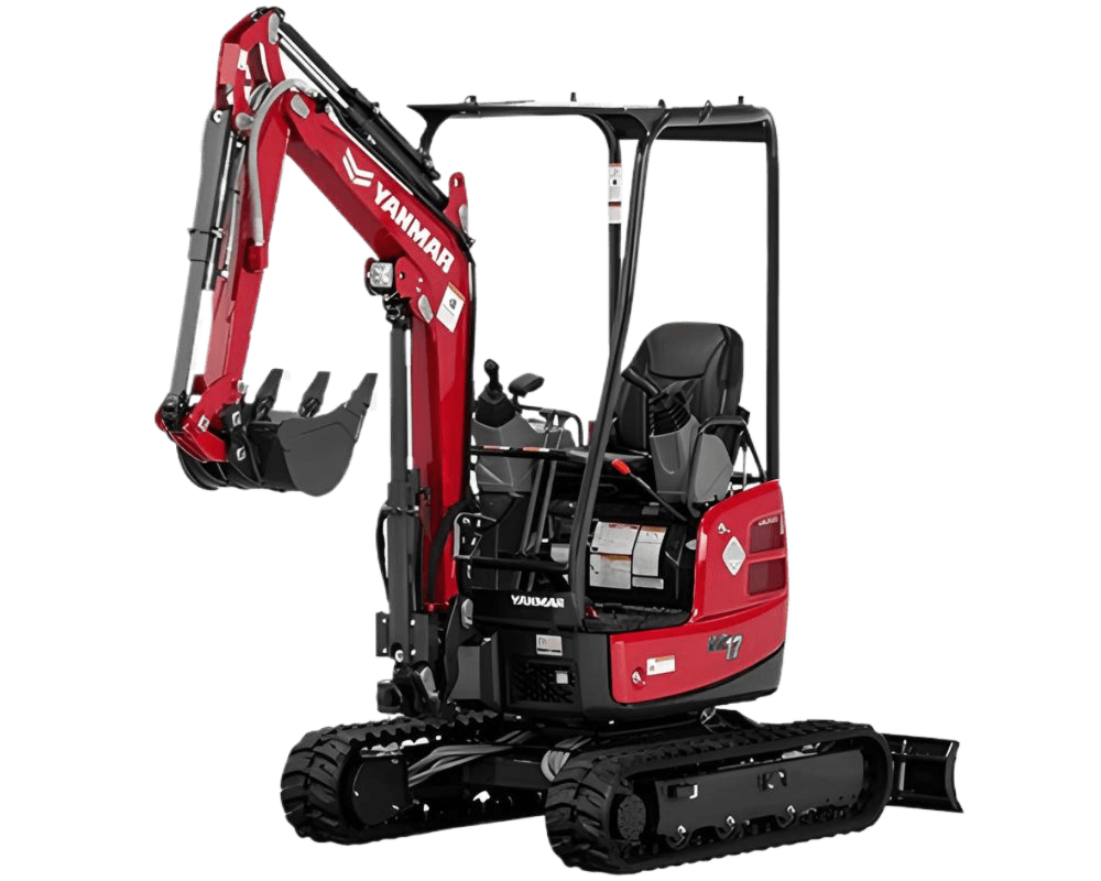 Miniexcavadora Yanmar ViO17 de radio cero - distribuidor oficial Chile