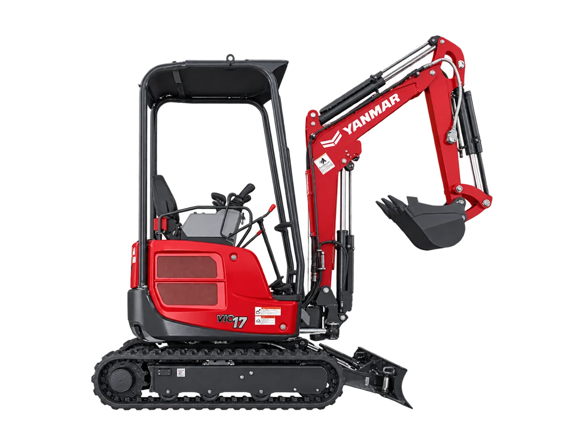 Miniexcavadora Yanmar ViO17 de radio cero - distribuidor oficial Chile