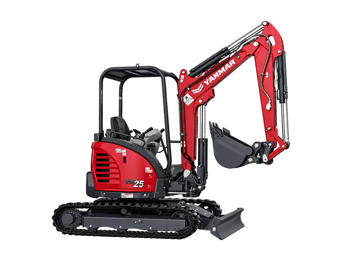 Miniexcavadora Yanmar ViO25 de radio cero - distribuidor oficial Chile