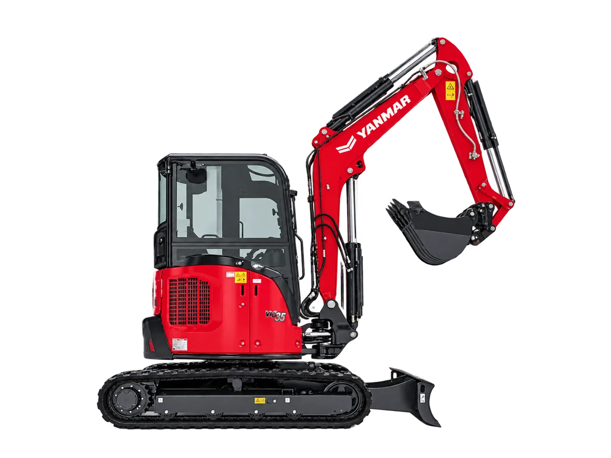 Miniexcavadora Yanmar ViO35 - ficha técnica y especificaciones Chile