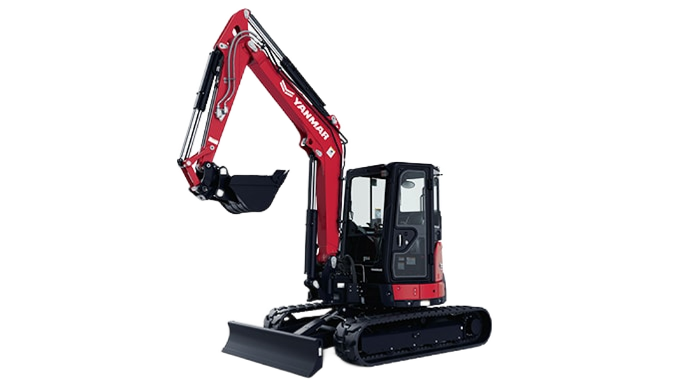 Miniexcavadora Yanmar ViO55 de radio cero - distribuidor oficial Chile